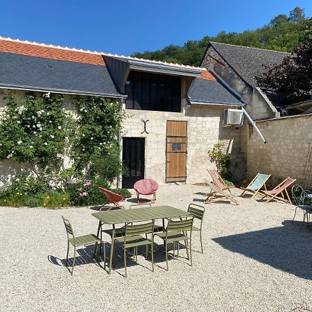 Studio Indre, La halte de Cuzé, aux abords de la Loire à vélo Huismes Exterior foto
