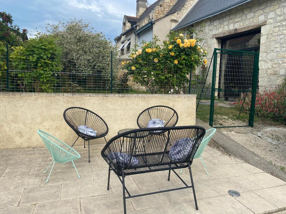 Studio Indre, La halte de Cuzé, aux abords de la Loire à vélo Huismes Exterior foto