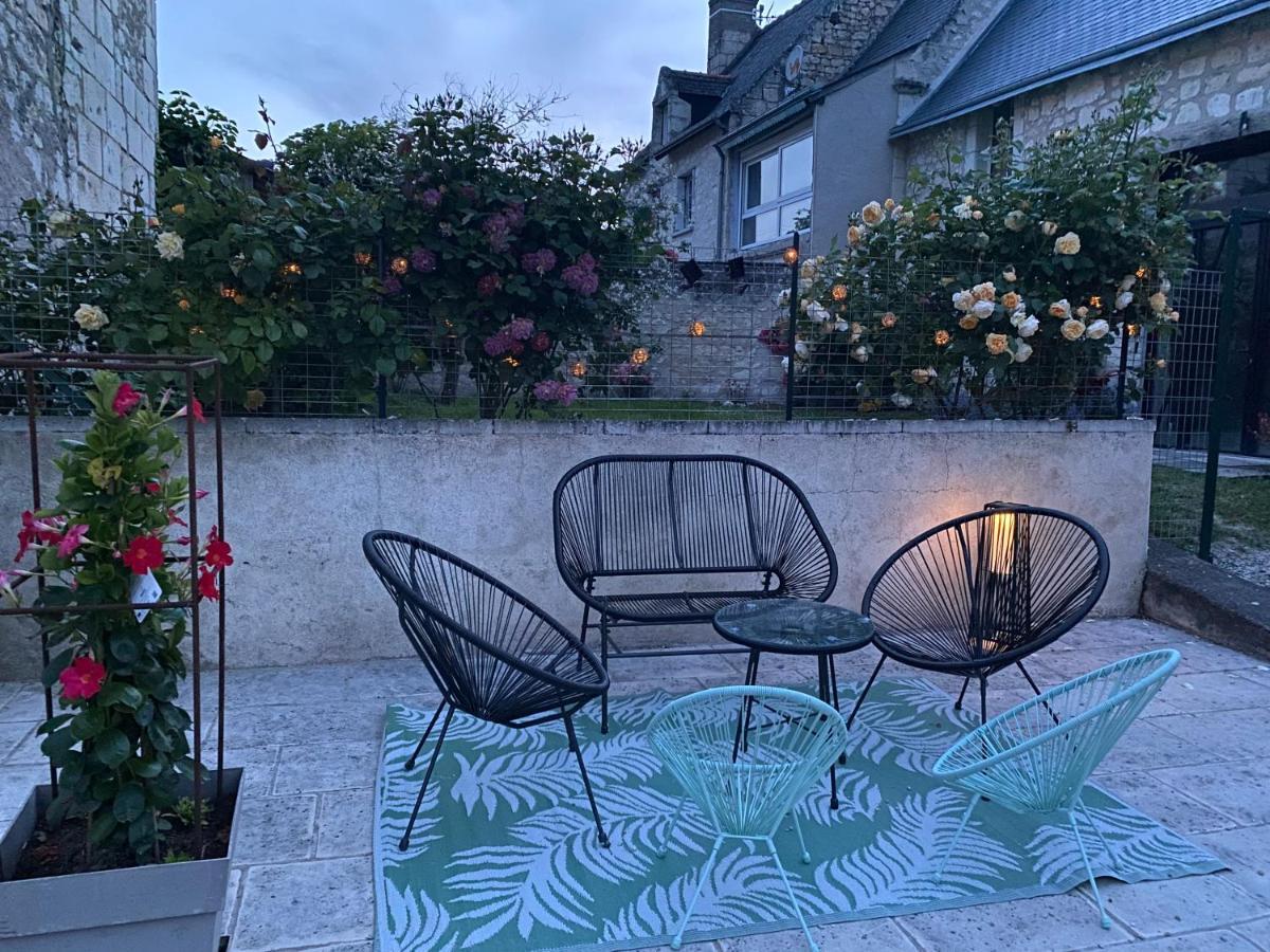 Studio Indre, La halte de Cuzé, aux abords de la Loire à vélo Huismes Exterior foto